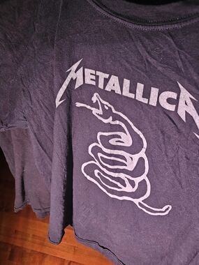 Metallica Black Graphic Band T-Shirt - Black